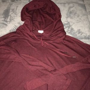 NWOT Maroon/ Burgundy Hoodie Garage